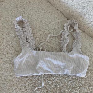 Ellejay White Bikini Top